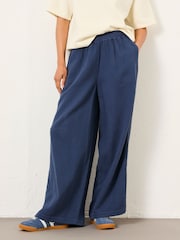 FatFace Dani Blue Doubles Trousers - Image 1 of 6