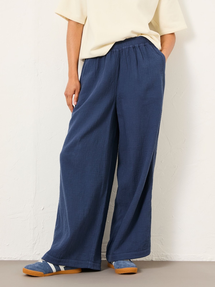FatFace Dani Blue Doubles Trousers - Image 1 of 6
