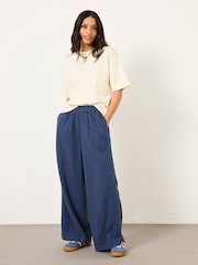 FatFace Dani Blue Doubles Trousers - Image 3 of 6