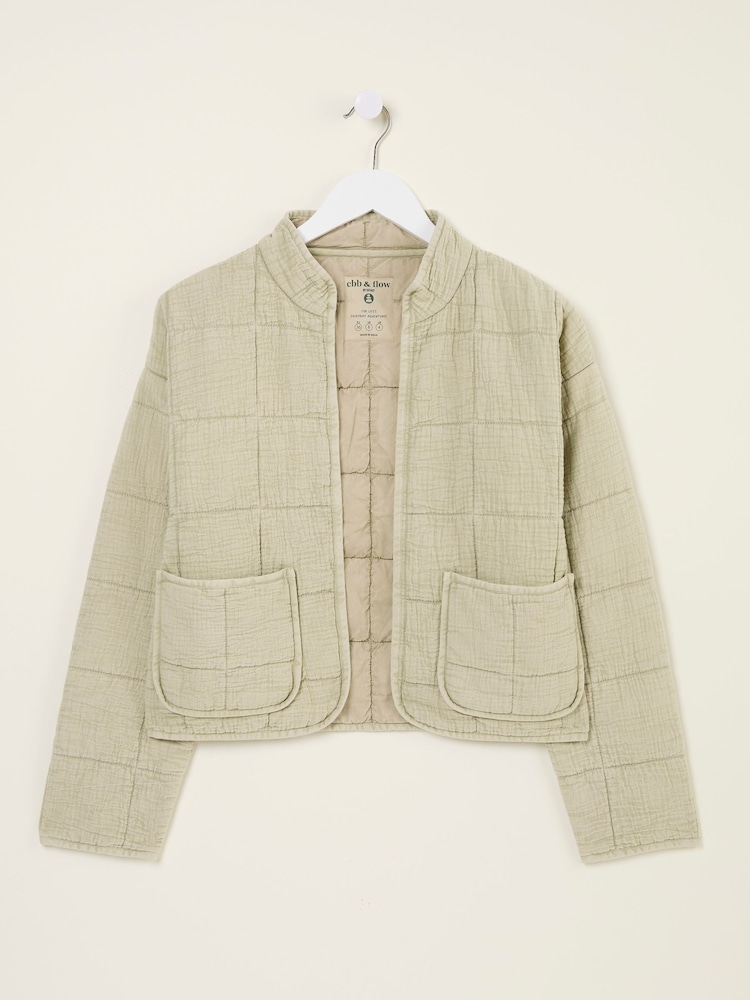 FatFace Quilted 100% Cotton Jacket - Bild 7 von 7 FatFace Quilted 100% Cotton Jacket - Bild 7 von 7