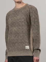 Religion Natural Panel Knit Jumper - Image 1 of 4