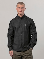 Religion Grey Chambray Button Down Shirt - Image 1 of 4