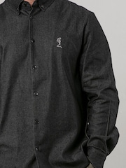 Religion Grey Chambray Button Down Shirt - Image 3 of 4