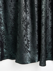 Oliver Bonas Green Shimmer Midi Skirt - Image 8 of 8