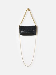 Oliver Bonas Black Alexis Chainmail Cross-Body Bag - Image 3 of 6