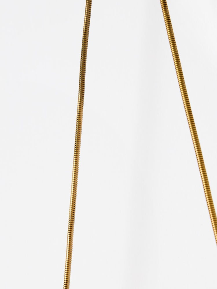 Oliver Bonas Gold Alexis Chainmail Cross-Body Bag - Image 6 of 6