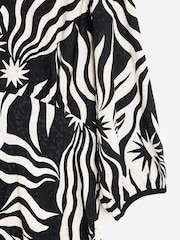 Oliver Bonas Black Night Sky Midi Dress - Image 5 of 6