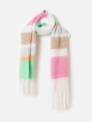 Oliver Bonas Pastel Striped Heavyweight Scarf - Bild 1 von 4