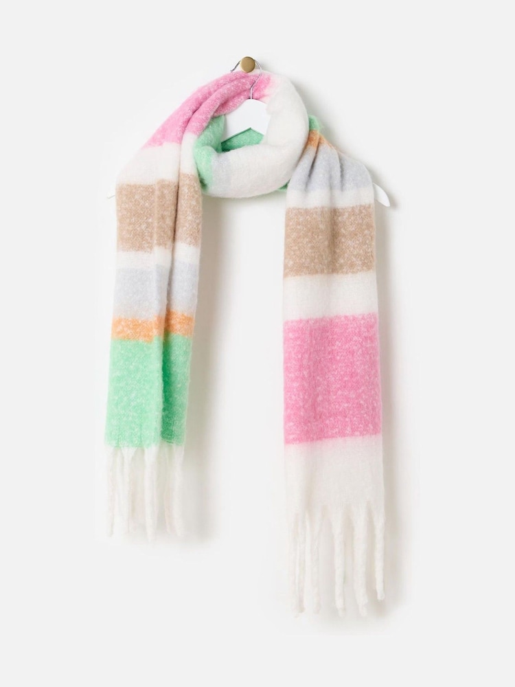 Oliver Bonas Pastel Striped Heavyweight Scarf - Bild 1 von 4