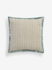 Woven Semi Plain Fringe Cushion - Изображение 3 из 5