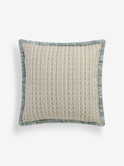 Woven Semi Plain Fringe Cushion - Изображение 4 из 5