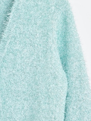 Oliver Bonas – mintfarbene, glitzernde Strickjacke - Bild 4 von 6