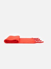 Oliver Bonas Red Twist Tassel Heavyweight Scarf - Image 2 of 5