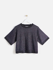 Oliver Bonas Blue Sparkly T-Shirt - Image 1 of 6