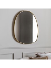 Gallery Home Gold Axel Pebble Mirror 89 x 84 cm - Image 1 of 4