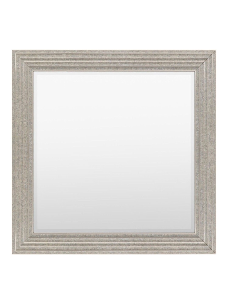 Gallery Home Silver Wells Square Mirror - Image 3 of 3