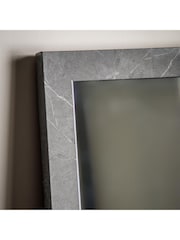 Gallery Home Grey Wesson Tall Marbled Mirror - Image 2 of 6