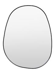 Gallery Home Black Axel Pebble Mirror 70 x 90cm - Image 5 of 7