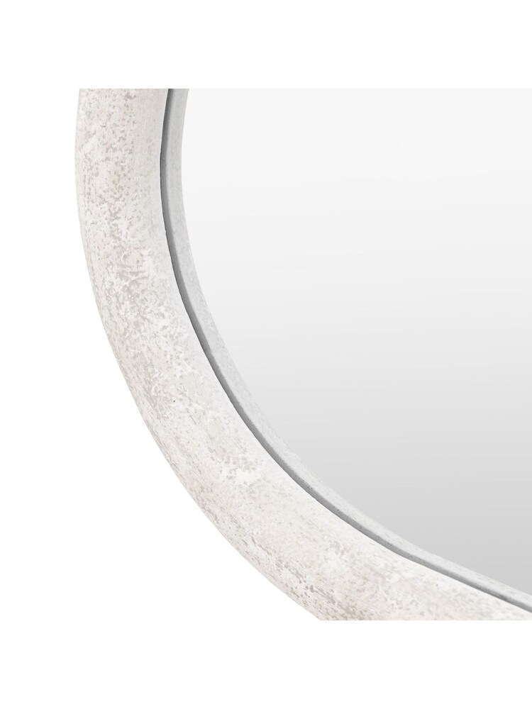 Gallery Home Cream Brantley Curved Rectangle Mirror - Image 9 of 9 Gallery Home Cream Brantley Curved Rectangle Mirror - Image 9 of 9