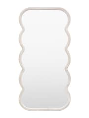 Gallery Home Cream Brantley Curved Leaner Mirror - Image 8 of 8