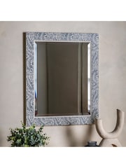 Gallery Home Blue Anders Mirror 1 - Image 1 of 7