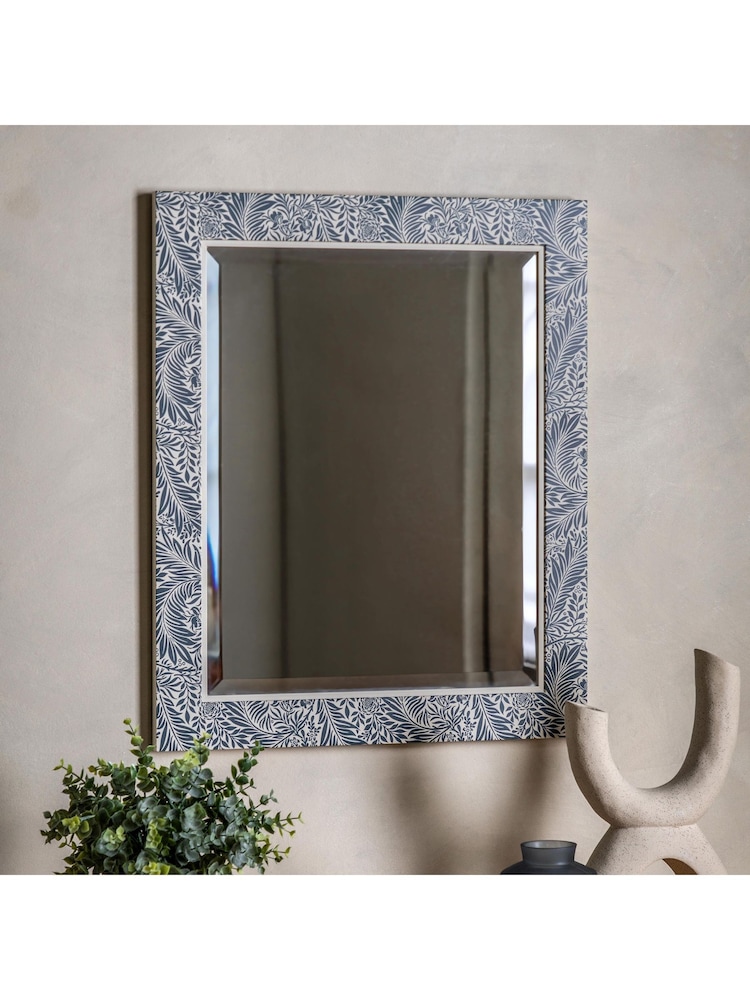 Gallery Home Blue Anders Mirror 1 - Image 1 of 7