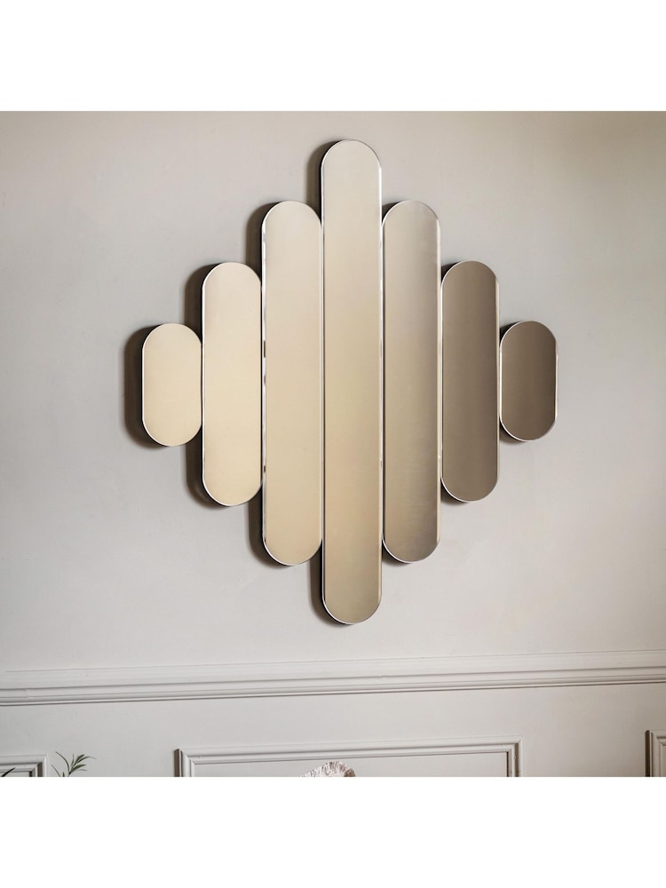Gallery Home Silver Silas Mirror - Image 1 of 3