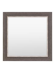 Gallery Home Silver Caspian Square Mirror - Image 1 of 3