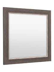 Gallery Home Silver Caspian Square Mirror - Image 2 of 3