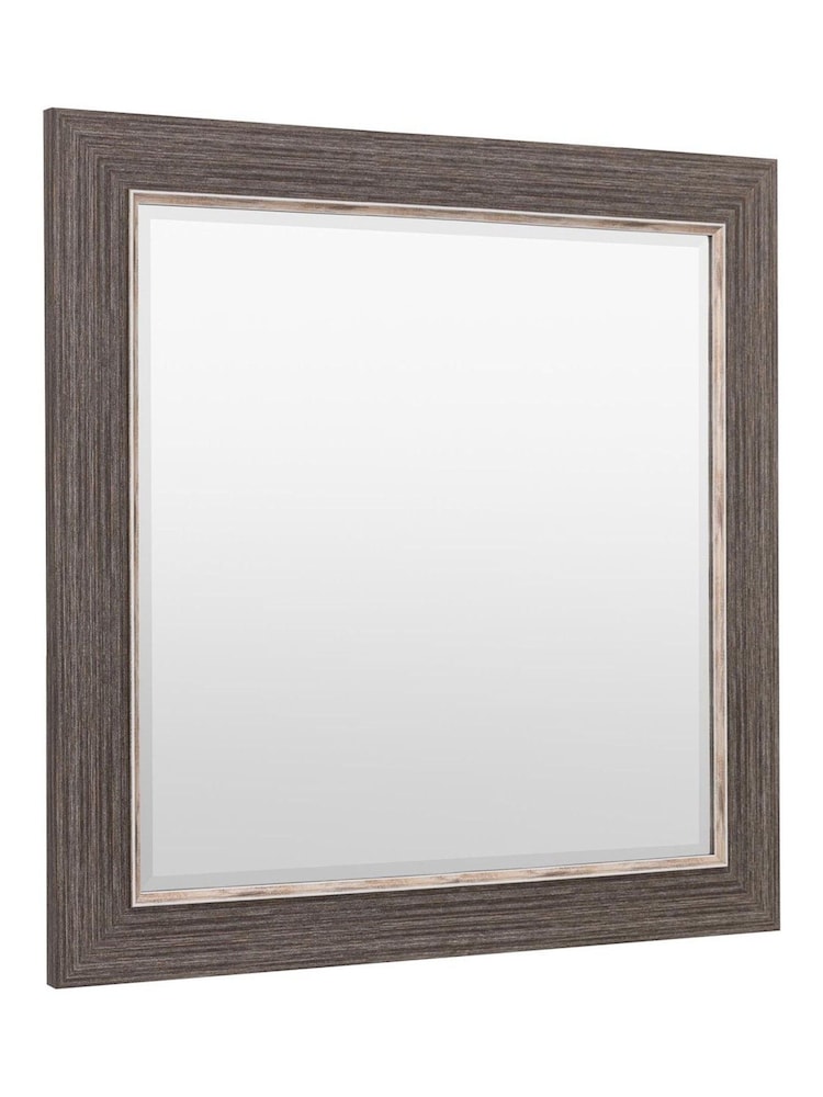 Gallery Home Silver Caspian Square Mirror - Image 2 of 3