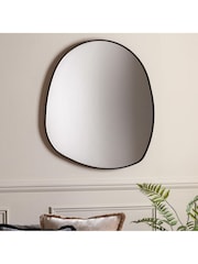 Gallery Home Black Axel Pebble Mirror 89 x 84 cm - Image 1 of 3