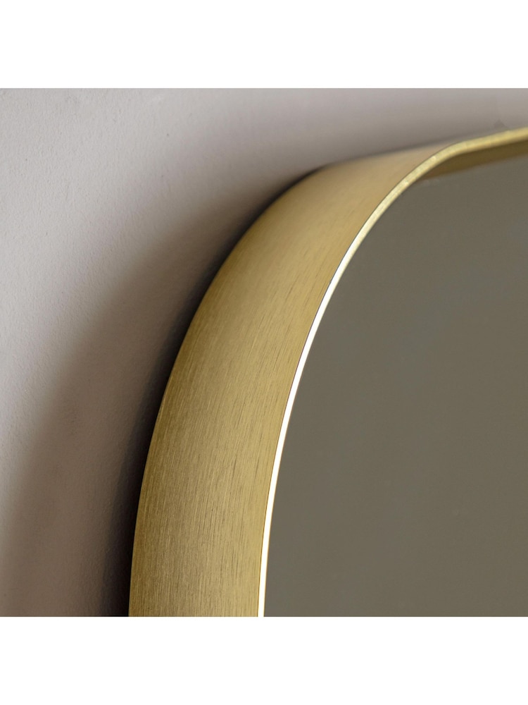 Gallery Home Gold Axel Shaped Leaner Mirror - Image 2 of 3 Gallery Home Gold Axel Shaped Leaner Mirror - Image 2 of 3