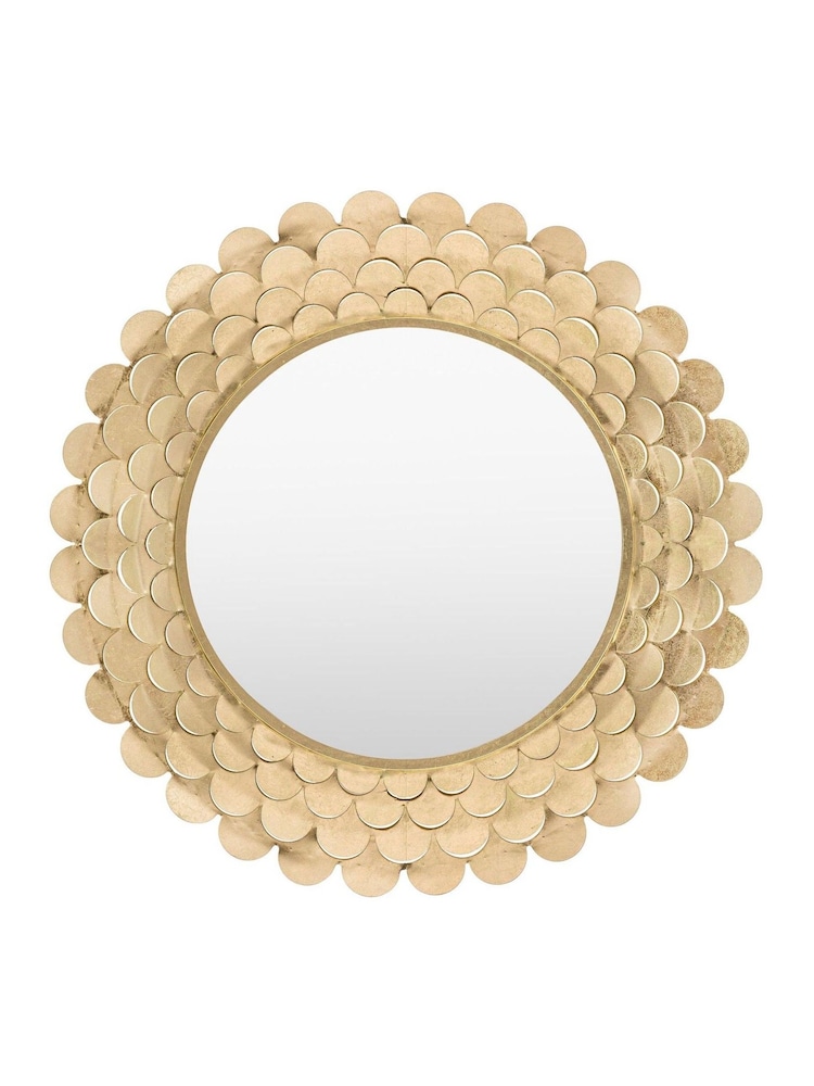 Gallery Home Gold Avi Mirror - Image 3 of 3 Gallery Home Gold Avi Mirror - Image 3 of 3