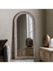 Gallery Home White Lyle Arch Leaner Mirror - Image 1 of 6