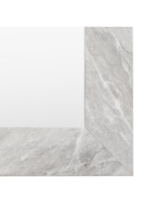 Gallery Home White Wesson Tall Marbled Mirror - Image 5 of 6