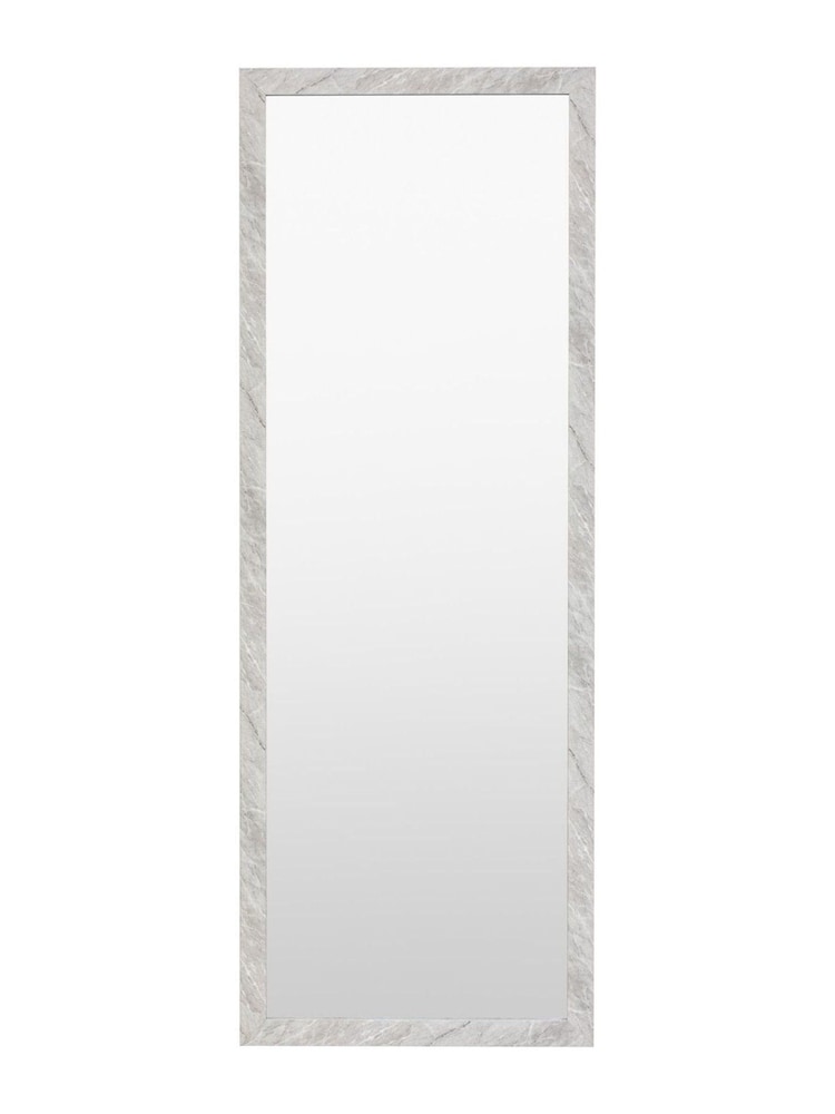 Gallery Home White Wesson Tall Marbled Mirror - Image 6 of 6