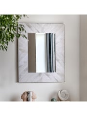 Gallery Home Cream Kole Rectangular Mirror - Image 1 of 7
