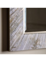 Gallery Home Silver Merrick Rectangle Mirror - Image 2 of 8