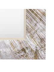 Gallery Home Silver Merrick Rectangle Mirror - Image 3 of 8