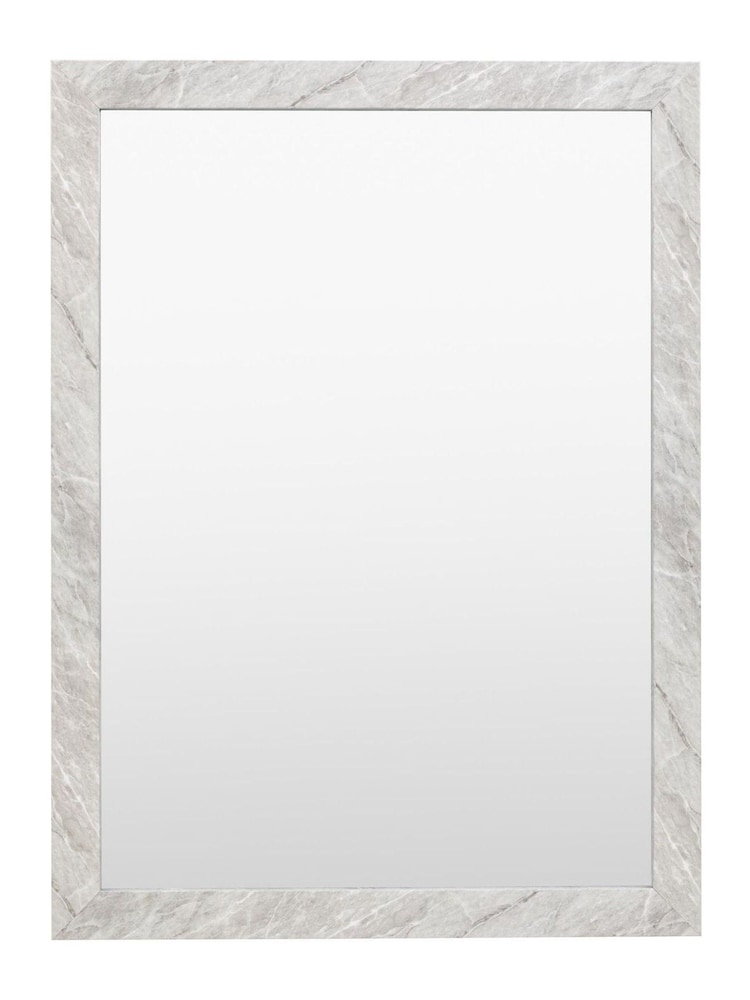 Gallery Home White Wesson Marbled Mirror - Image 3 of 3