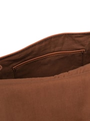 Cultured London Covent Leather Cross Body Brown Bag - Image 5 of 7