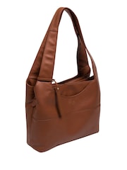 Cultured London Ariel Leather Shoulder Bag - Image 4 of 6