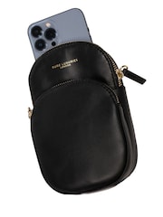 Pure Luxuries London 'Luna' Leather Cross-Body Phone Bag - Image 5 of 7