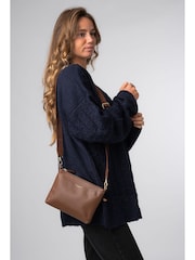 Pure Luxuries London Maria Leather Cross Body Bag - Image 5 of 6