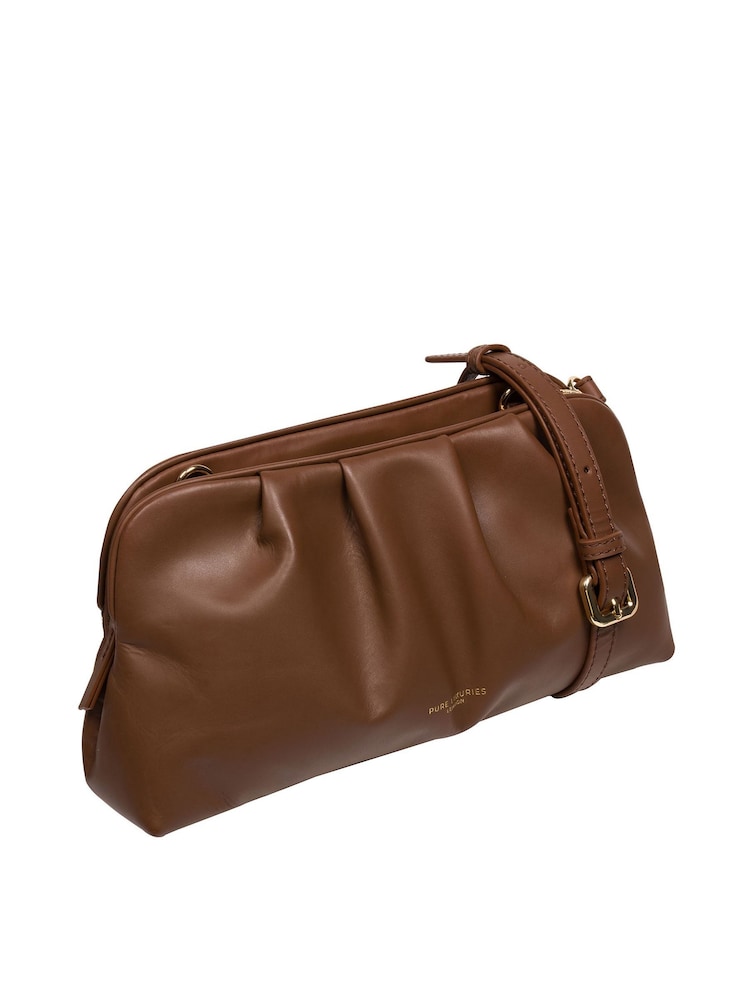 Pure Luxuries London Kimberly Leather Cross Body and Clutch Bag - Image 7 of 7