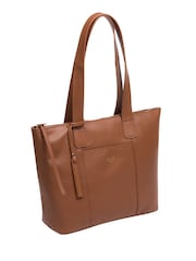 Cultured London Kensal Leather Brown Handbag - Image 4 of 7