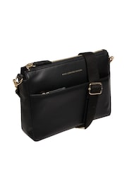 Pure Luxuries London Kerry Leather Cross Body Black Bag - Image 4 of 6