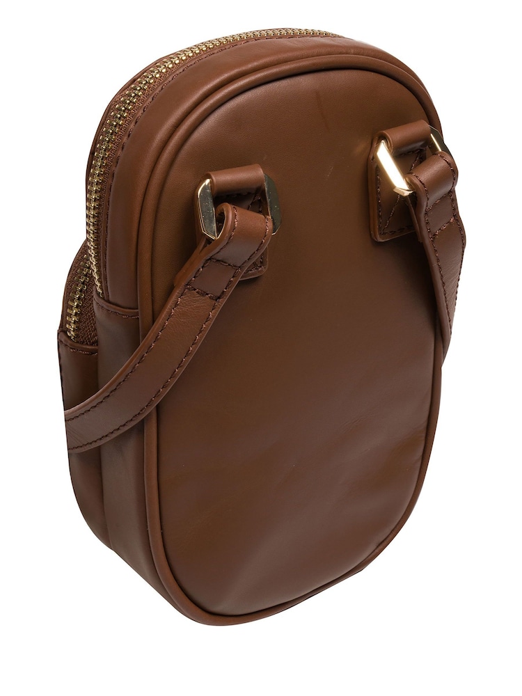 Pure Luxuries London 'Luna' Leather Cross-Body Phone Bag - Image 2 of 7