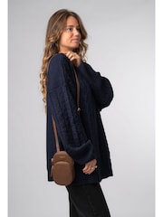 Pure Luxuries London 'Luna' Leather Cross-Body Phone Bag - Image 7 of 7
