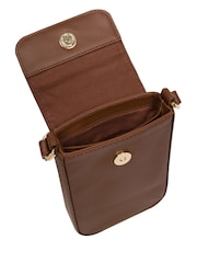 Pure Luxuries London Alexis Leather Cross Body Phone Bag - Image 3 of 7